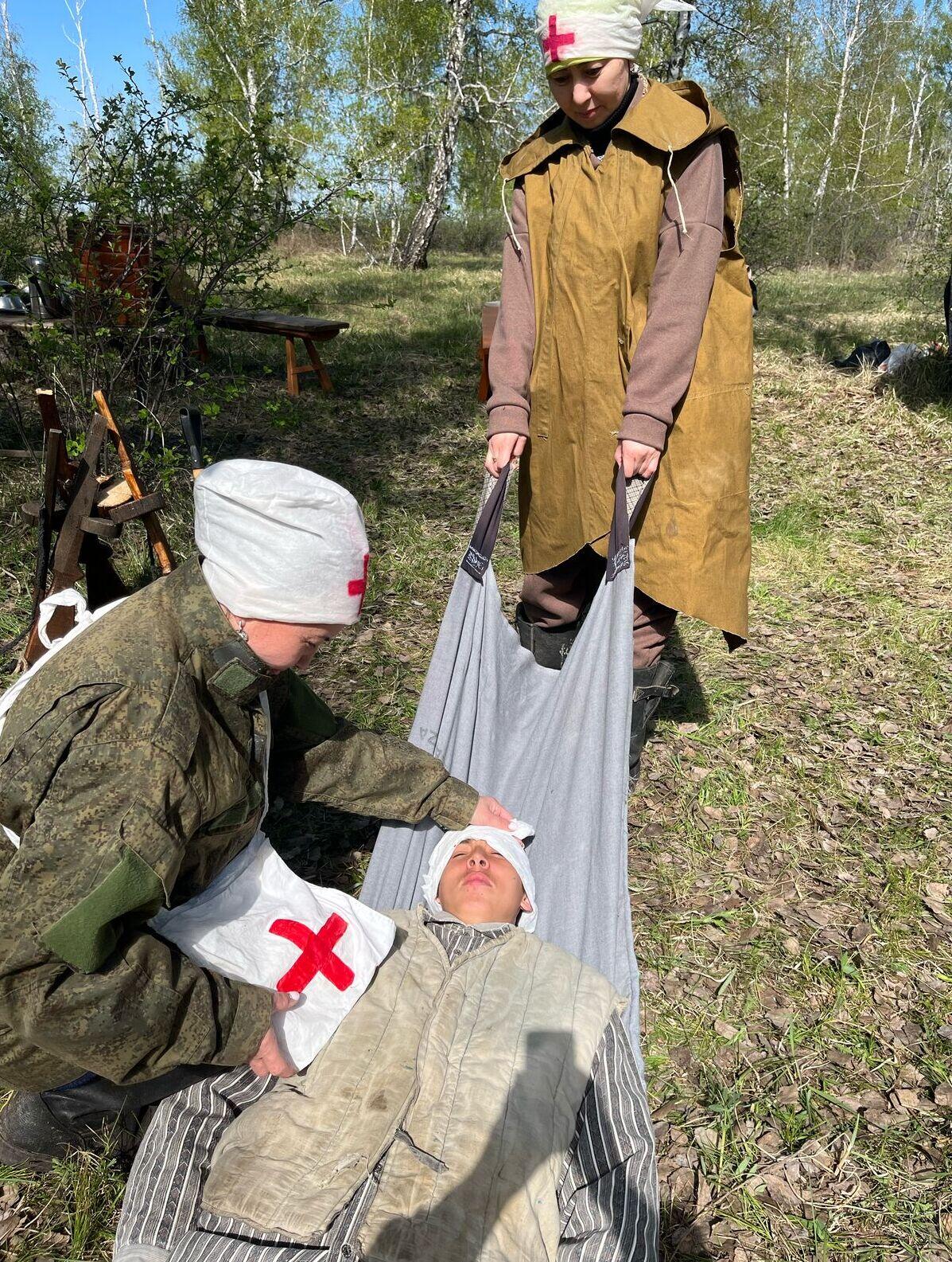 Военно-патриотическая игра «Один день партизанской войны».